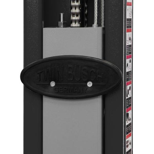 Twin Busch 2 Säulen Hebebühne TW242M 4.2t – BASIC LINE – halbautomatische Entriegelung GREY-Line